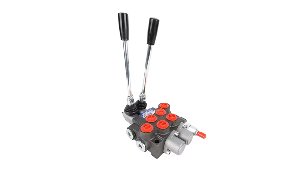 Double-handle monoblock directional valve